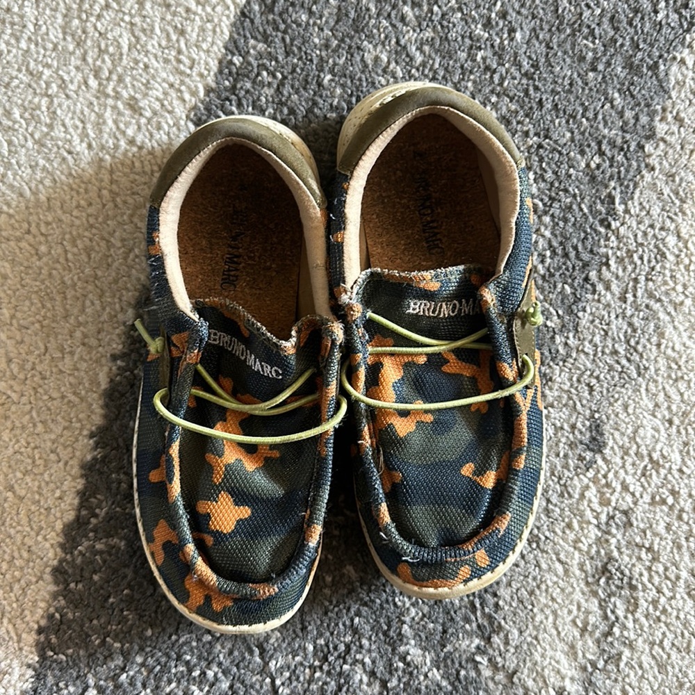 Slip on (Hey Dude style) camo shoes